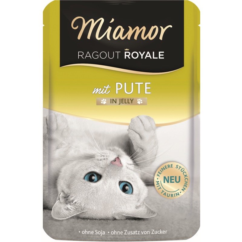 Miamor Katzen Nassfutter Frischebeutel Ragout Royale in Jelly 100g Pute