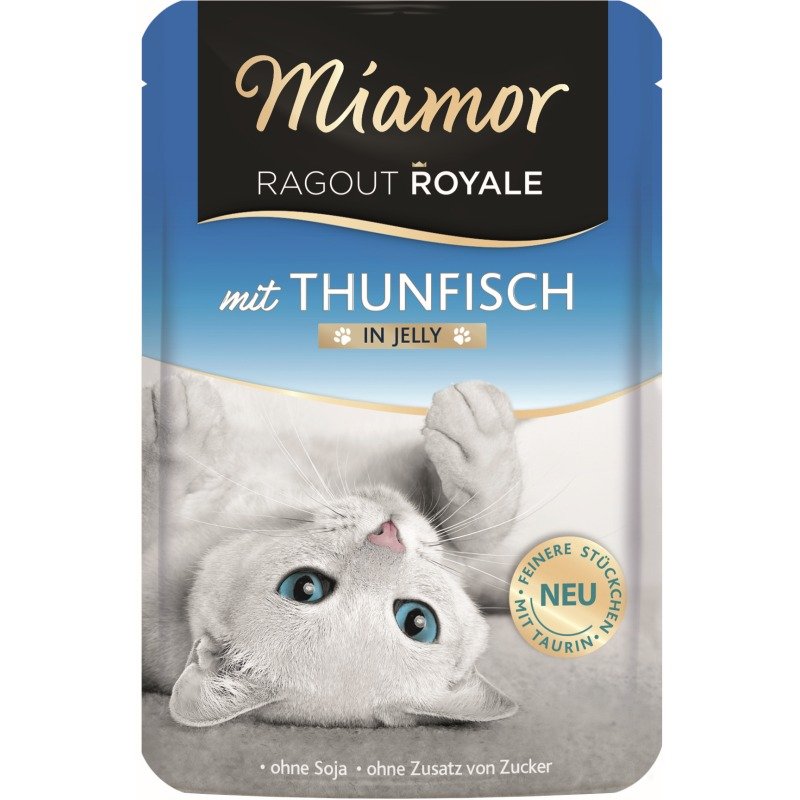 Miamor Katzen Nassfutter Frischebeutel Ragout Royale in Jelly 100g Thunfisch