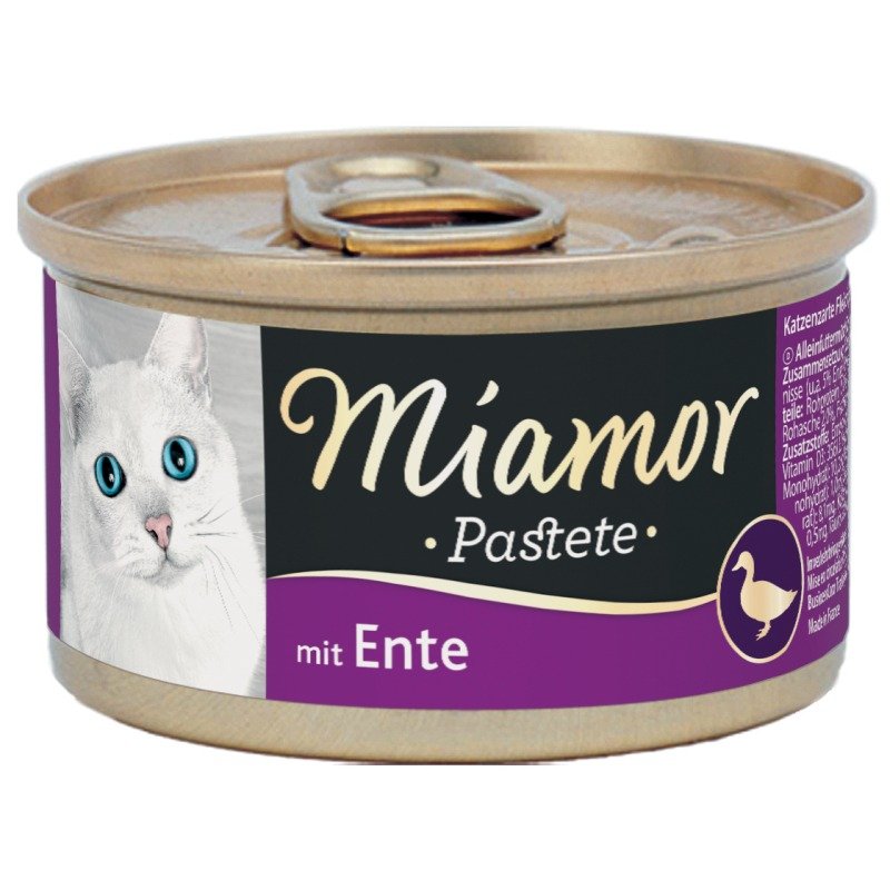 Miamor Katzen Nassfutter Dose Pastete Ente 85g