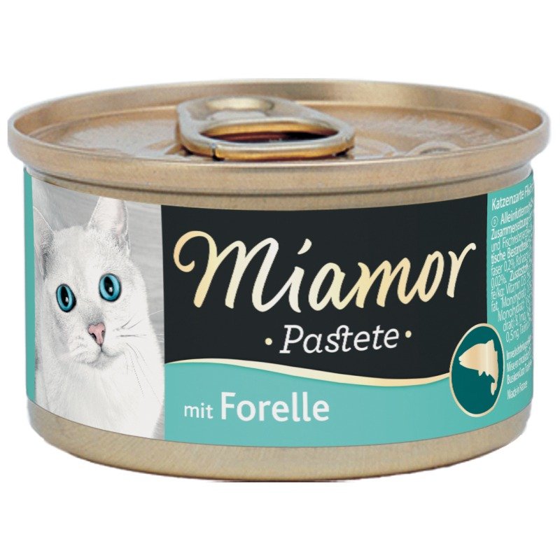 Miamor Katzen Nassfutter Dose Pastete Forelle 85g