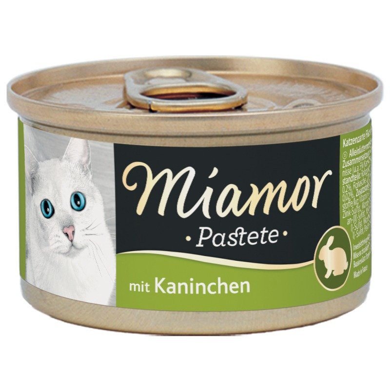 Miamor Katzen Nassfutter Dose Pastete Kaninchen 85g