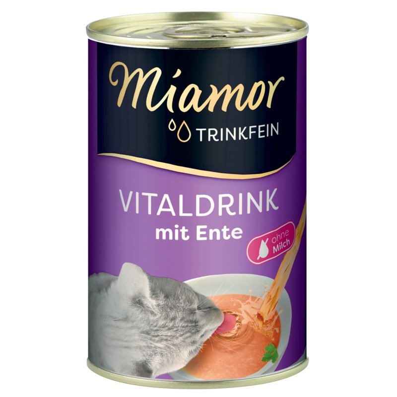 Miamor Katzen Trinkfein Vitaldrink 135ml Ente