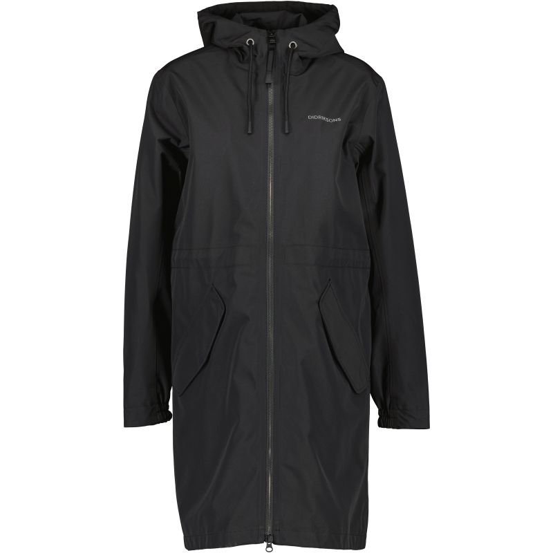 Didriksons Damen Parka Marta Schwarz 38