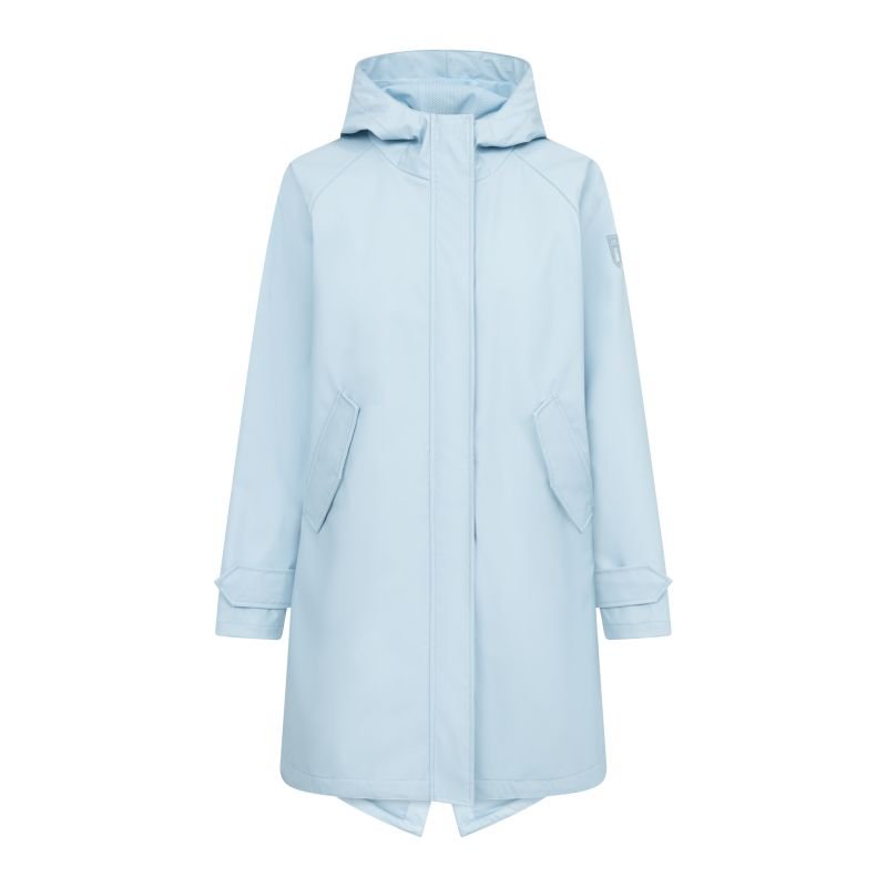 Derbe Damen Parka Friese Traveby Hellblau 38