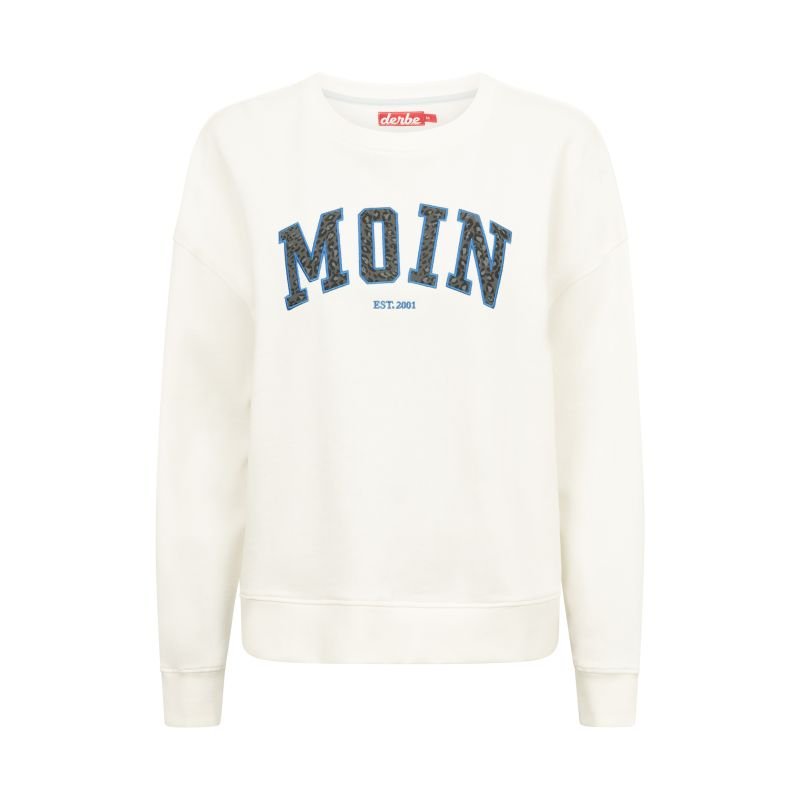 Derbe Damen Sweatshirt Moin Leo Off White S