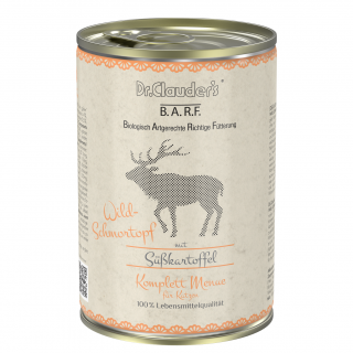 Dr.Clauders BARF Komplett Menü Wild Schmortopf 6x 400g