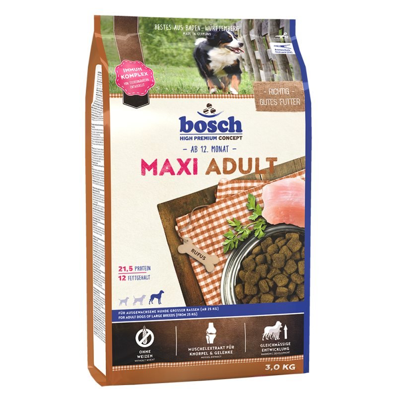 Bosch Hunde Trockenfutter Maxi Adult 3kg