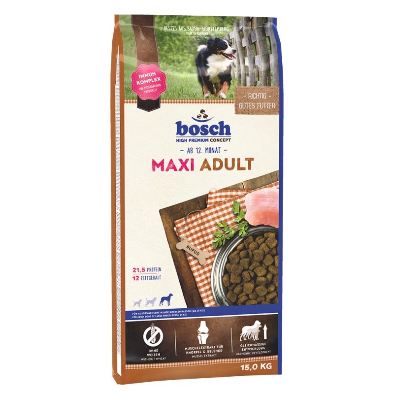 Bosch Hunde Trockenfutter Maxi Adult 15kg