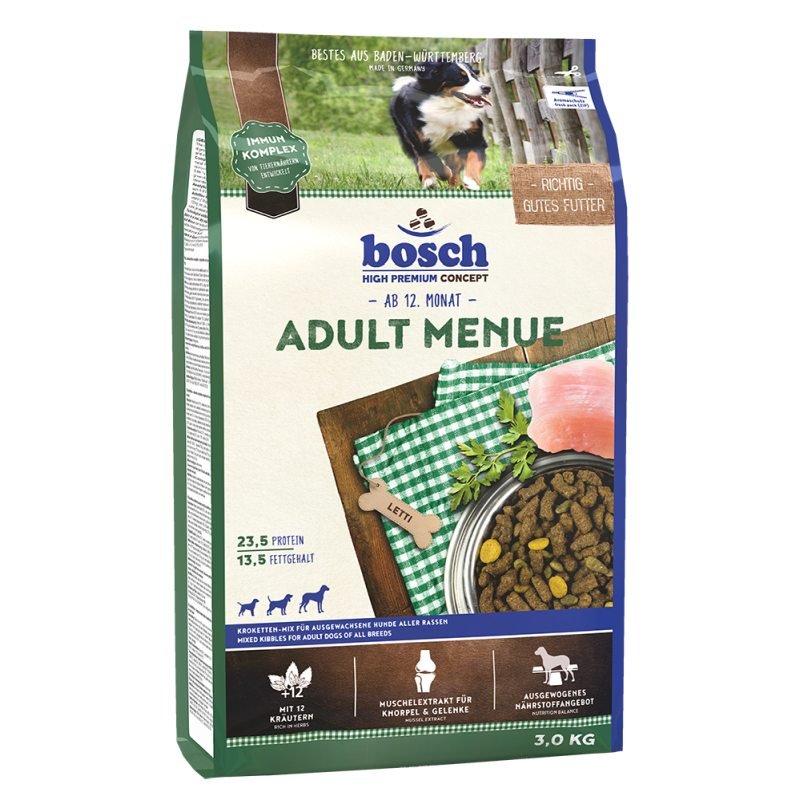 Bosch Hunde Trockenfutter Menue Adult 3kg