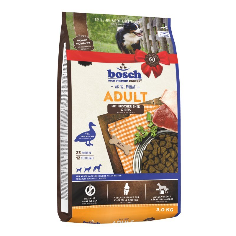 Bosch Hunde Trockenfutter Adult Ente & Reis 3kg