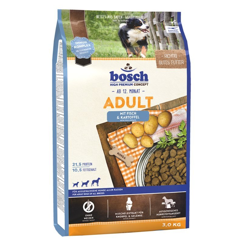 Bosch Hunde Trockenfutter Adult Fisch & Kartoffel 3kg