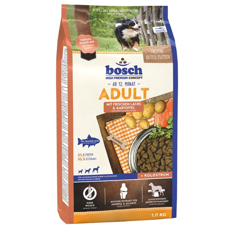 Bosch Hunde Trockenfutter Adult Lachs & Kartoffel 1kg