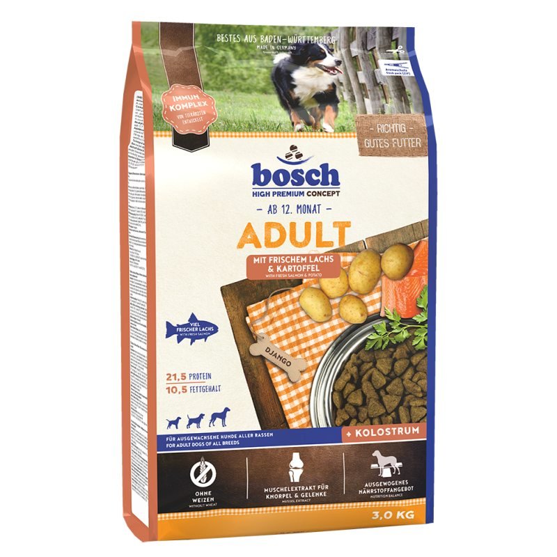 Bosch Hunde Trockenfutter Adult Lachs & Kartoffel 3kg