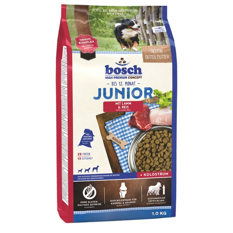 Bosch Hunde Trockenfutter Junior Lamm & Reis 1kg