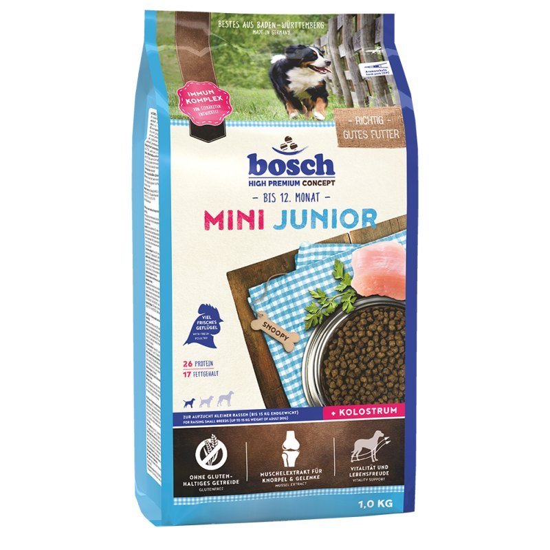 Bosch Hunde Trockenfutter Mini Junior 1kg