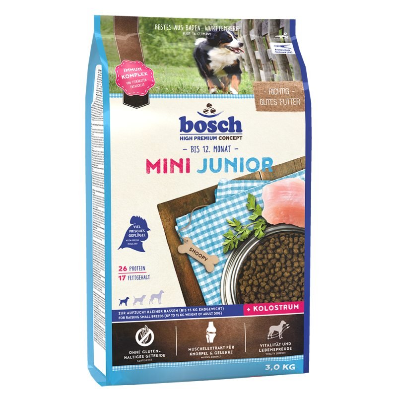 Bosch Hunde Trockenfutter Mini Junior 3kg