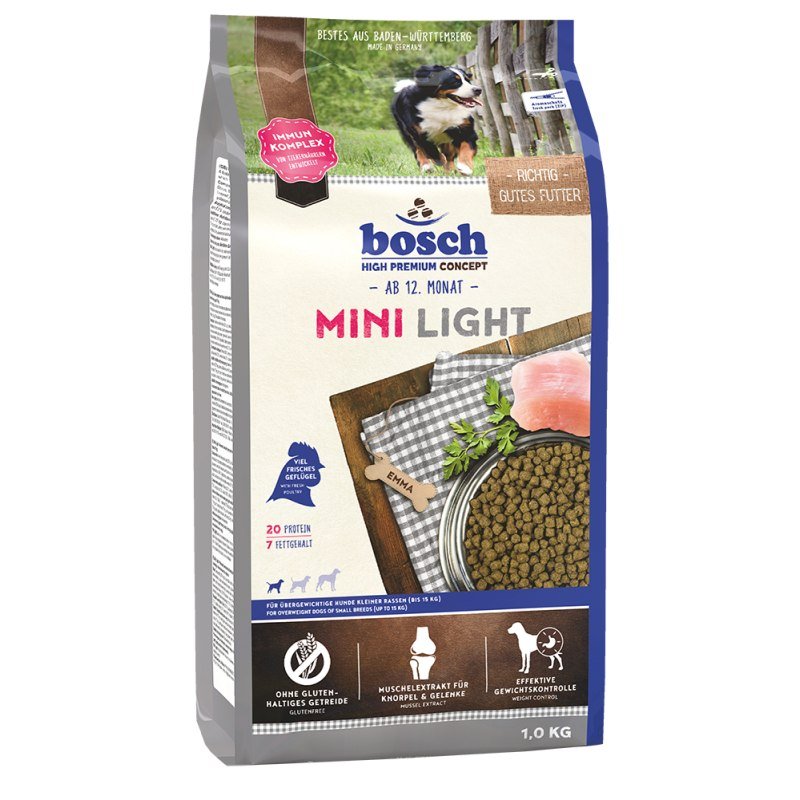 Bosch Hunde Trockenfutter Mini Adult Light 1kg