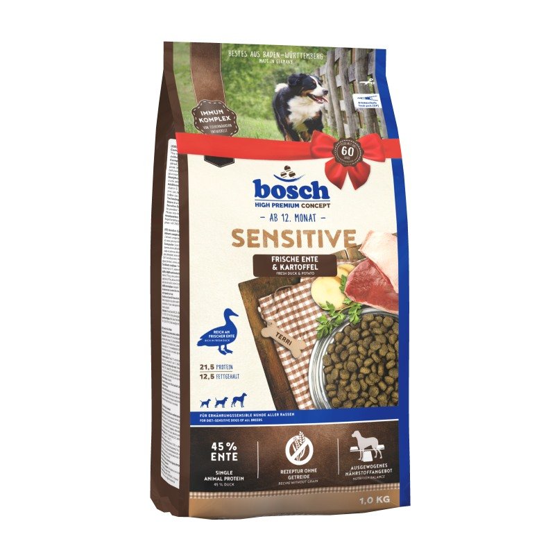 Bosch Hunde Trockenfutter Sensitive Adult Ente & Kartoffel 1kg