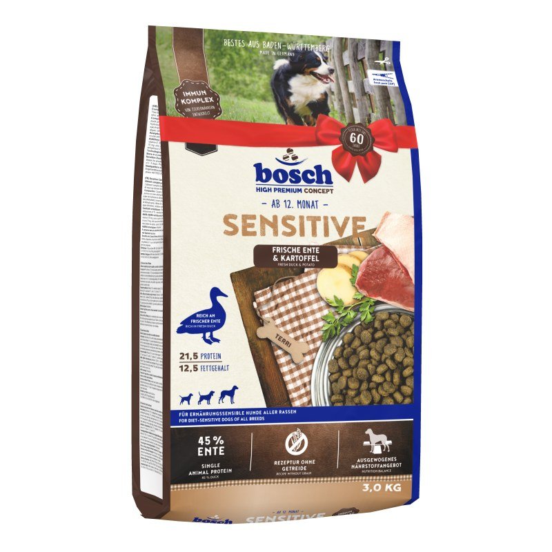 Bosch Hunde Trockenfutter Sensitive Adult Ente & Kartoffel 3kg