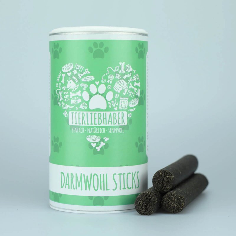 Tierliebhaber Hunde Nahrungsergänzung Darmwohl Sticks 350g