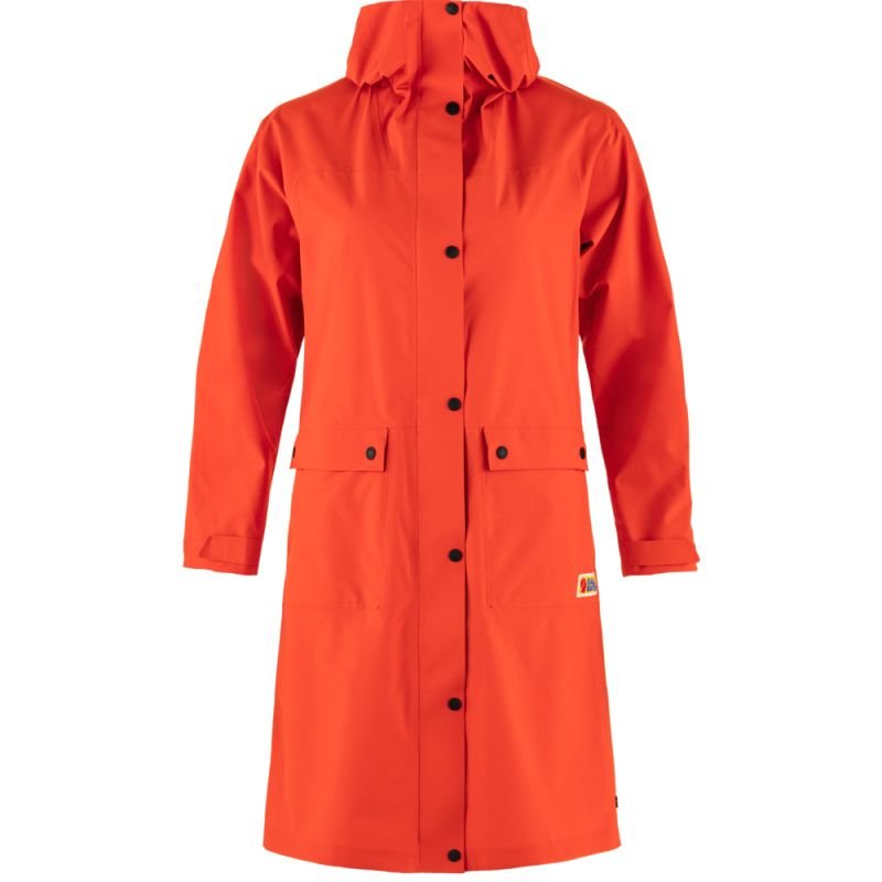 Fjällräven Damen Parka Vardag Rain Orange XS