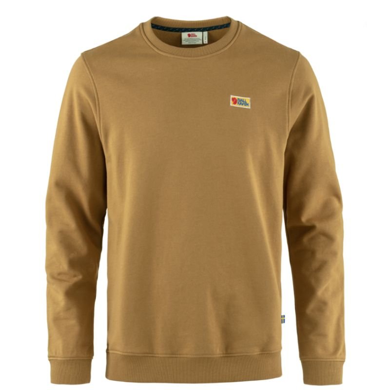 Fjällräven Herren Sweatshirt Vardag Ockerbraun S