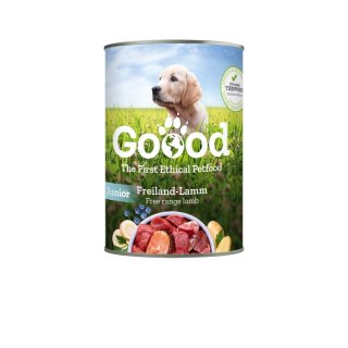 Goood Hundenassfutter Junior-Freiland-Lamm Dose 400 g