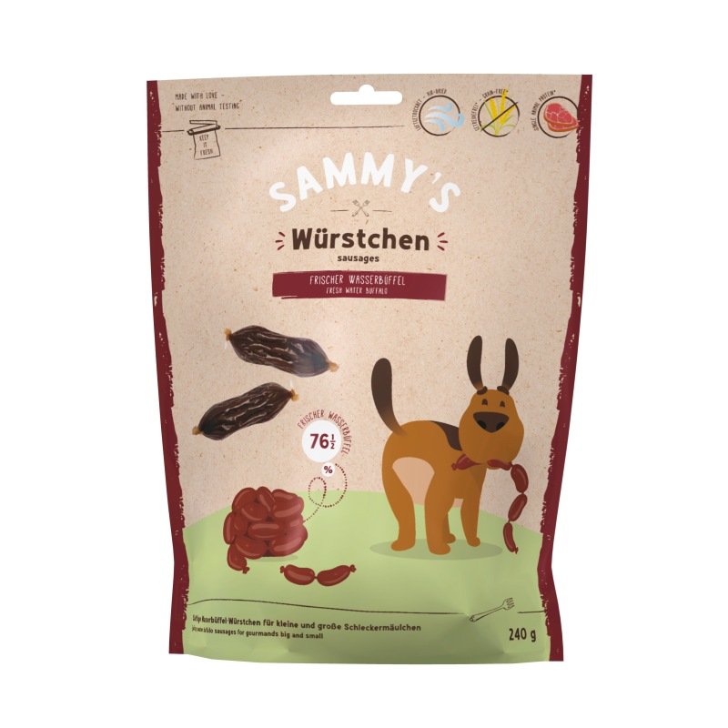 Bosch Sammy's Hunde Snack Adult Würstchen Wasserbüffel 240 g