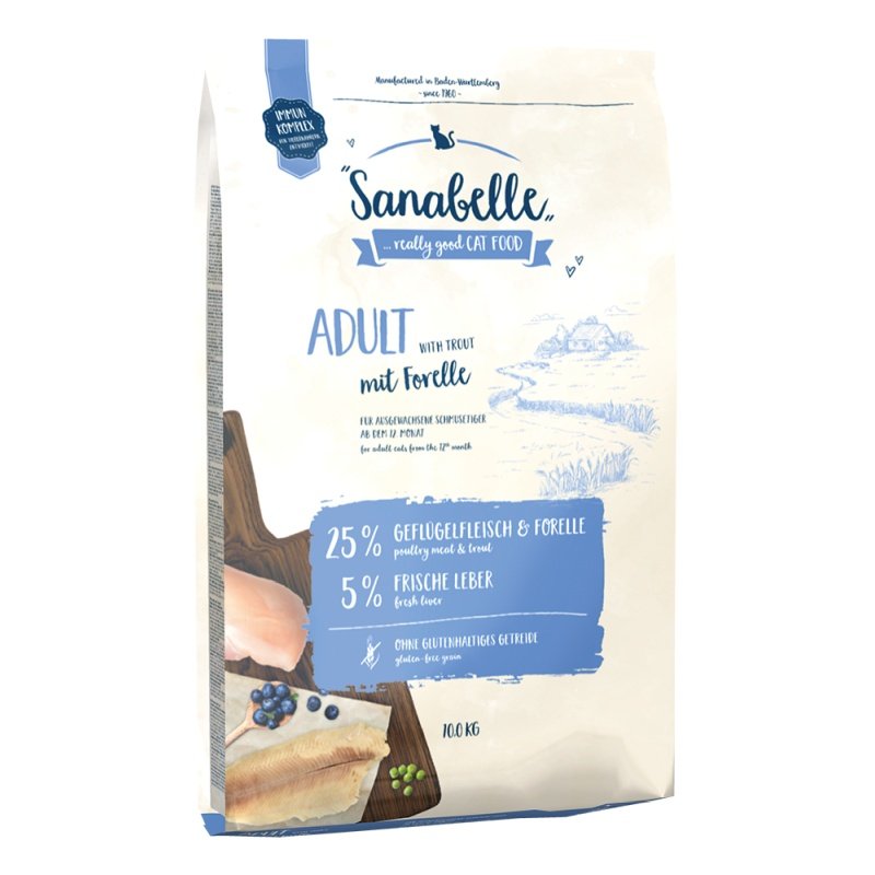 Sanabelle Katzen Trockenfutter Adult Forelle 10 kg