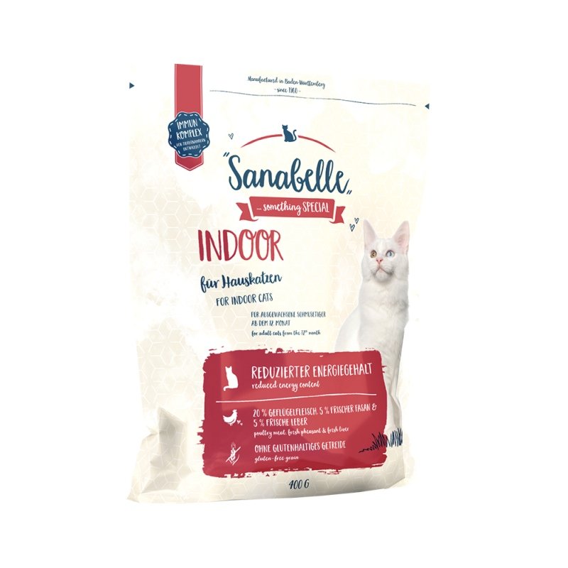 Sanabelle Katzen Trockenfutter Adult Indoor Fasan 6 x 400 g