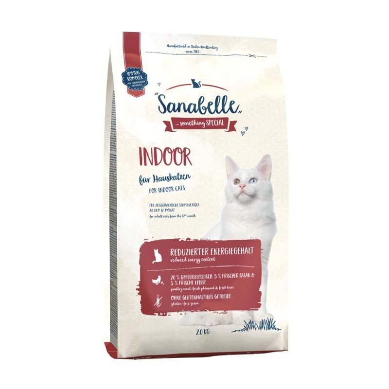 Sanabelle Katzen Trockenfutter Adult Indoor Fasan 4 x 2 kg