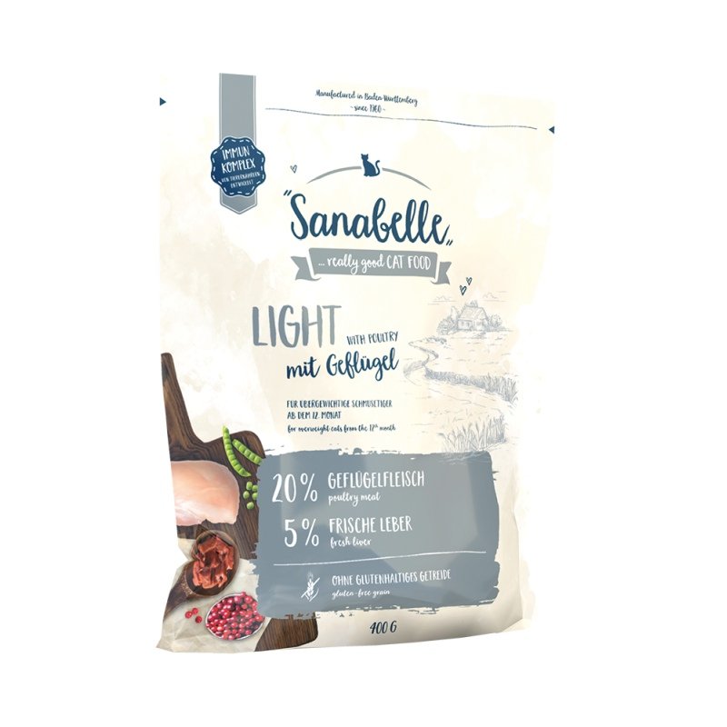 Sanabelle Katzen Trockenfutter Adult Light 6 x 400 g