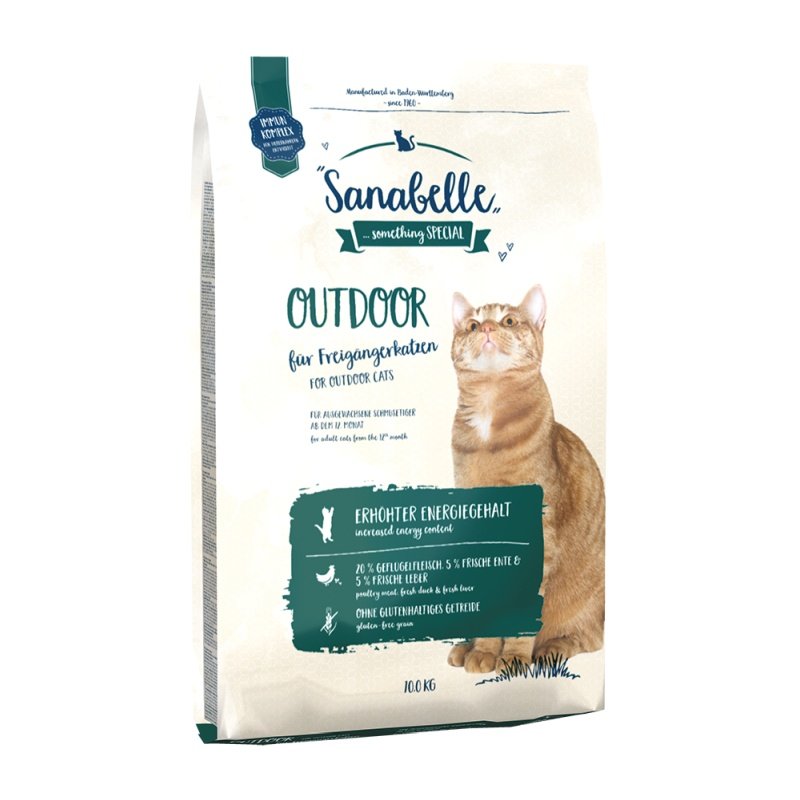 Sanabelle Katzen Trockenfutter Adult Outdoor Ente 10 kg