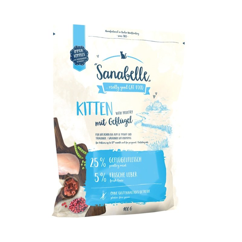 Sanabelle Kitten Trockenfutter 6 x 400 g