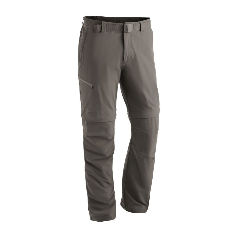 Maier Sports Herren Hose Zip-Off Tajo 2 Khaki Lang 102