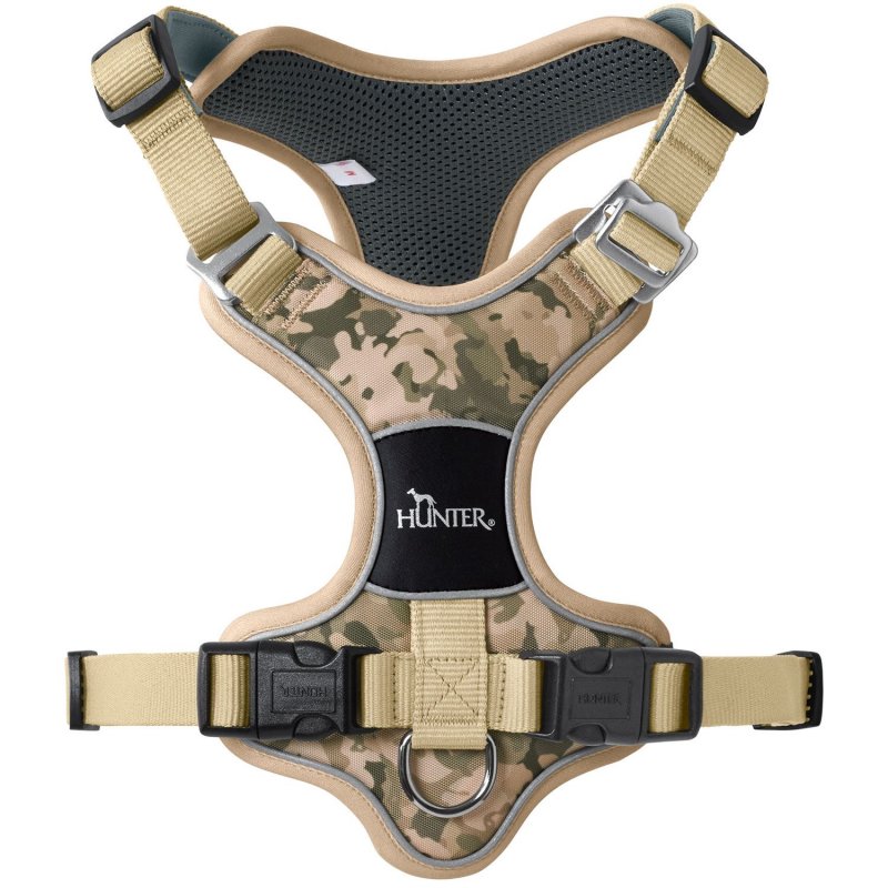 Hunter Hundegeschirr Divo Camouflage Beige XS