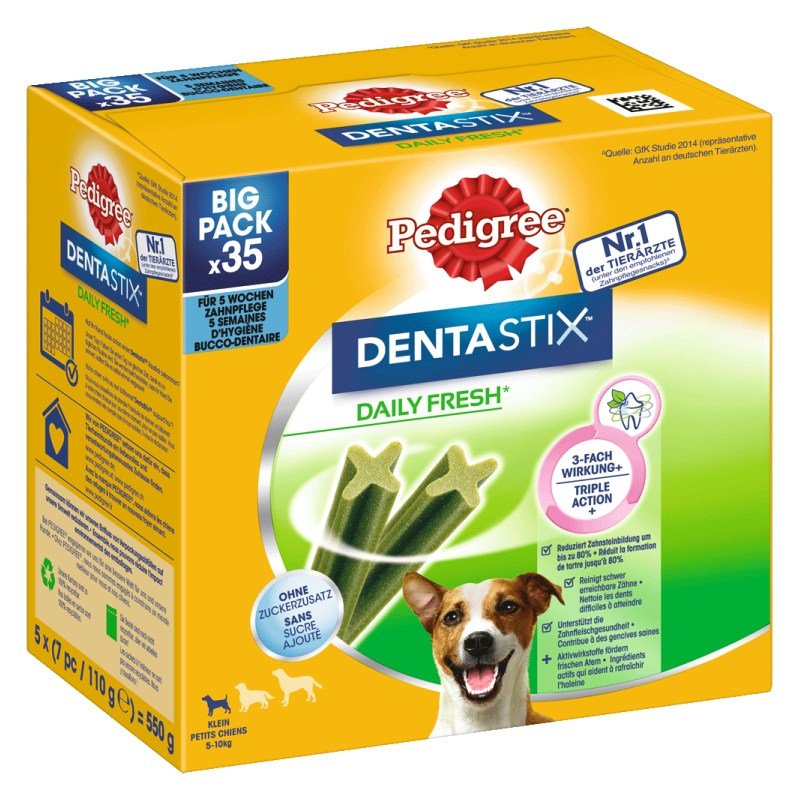 Pedigree Hunde Snack Denta Stix Daily Fresh kleine Hunde 35 Stk.