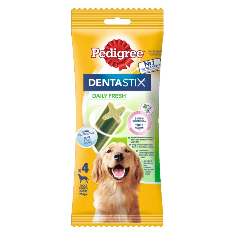 Pedigree Hunde Snack Denta Stix Daily Fresh große Hunde 14 x 4 Stk.