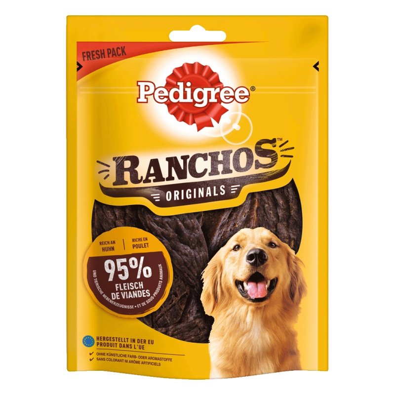 Pedigree Hunde Snack Ranchos Originals mit Huhn 7 x 70 g