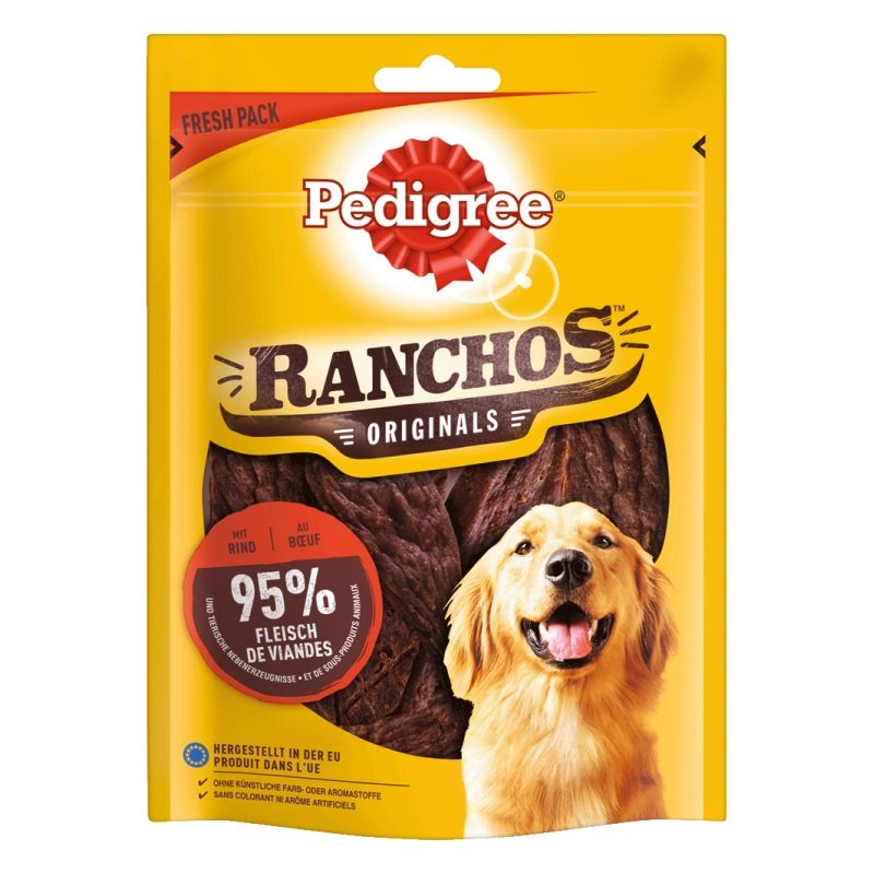 Pedigree Hunde Snack Ranchos Originals mit Rind 7 x 70 g