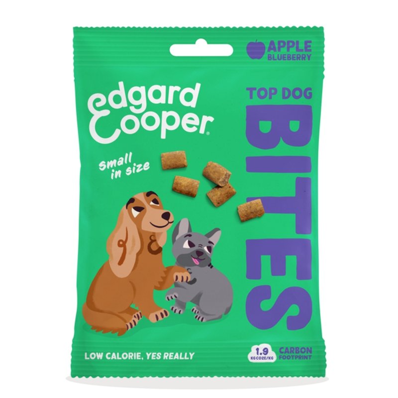 Edgard & Cooper Hundesnacks Top Dog Bites Apfel und Blaubeeren 12 mm