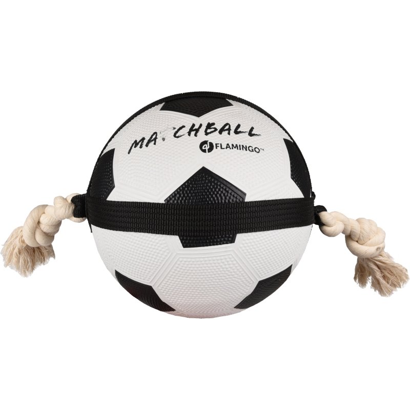 Flamingo Hundespielzeug Matchball Fußball DM 22cm