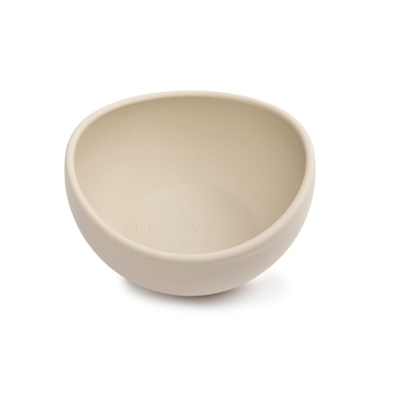 FuzzYARD LIFE Napf Silicone Bowl Off White L