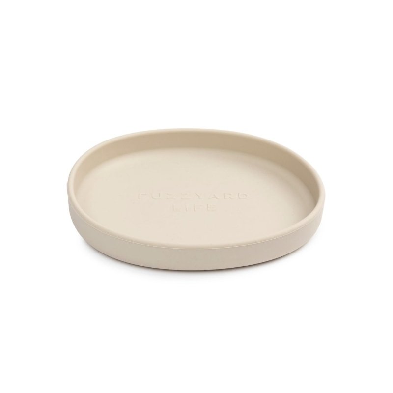 FuzzYARD LIFE Katzennapf Silicone Cat Dish Off White