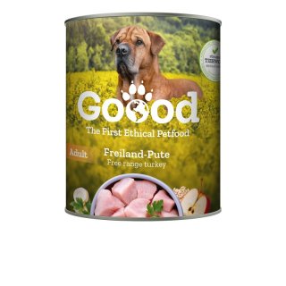 Goood Hundenassfutter Adult Freiland-Pute Dose 800 g