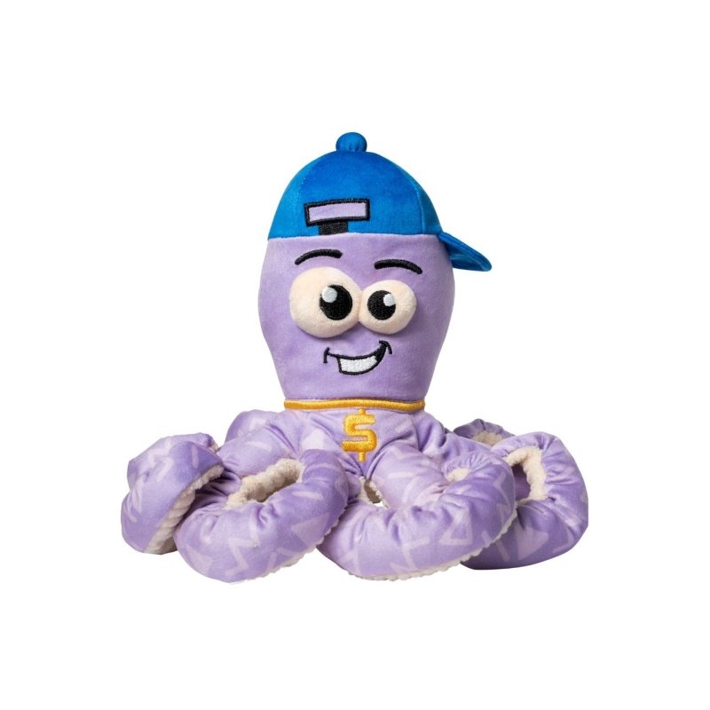 FuzzYARD Hundespielzeug Octo-Pose Hip Hoptapus Violett