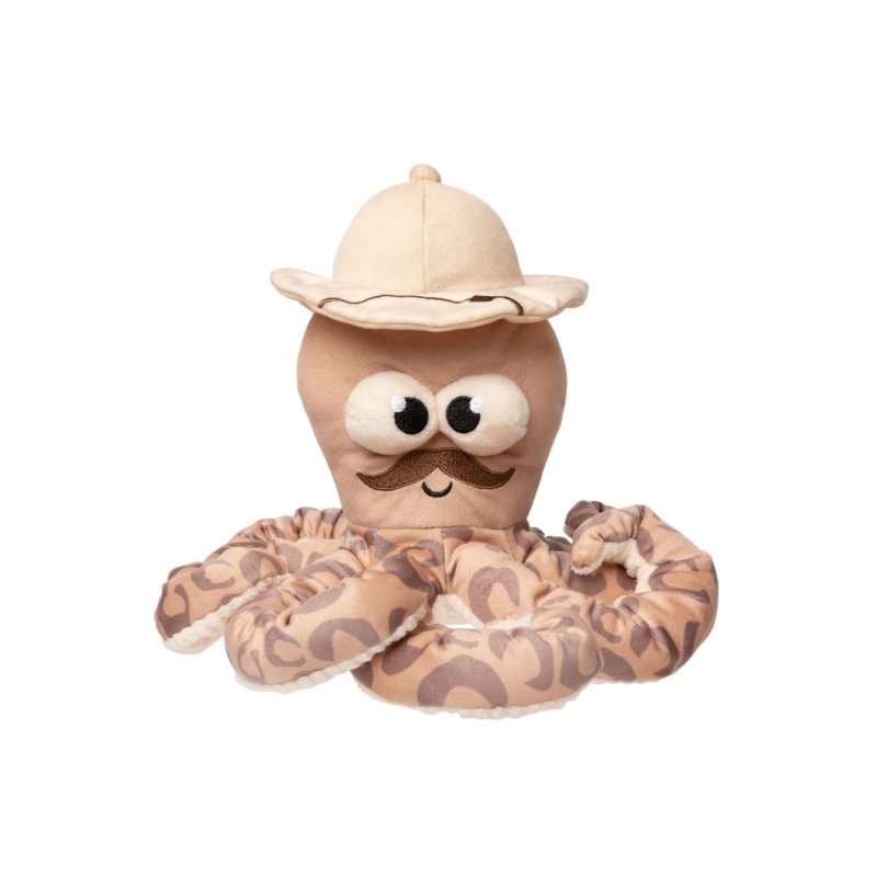 FuzzYARD Hundespielzeug Octo-Pose Sir David Octoborough Beige