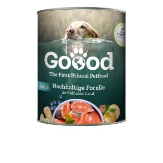 Goood Hundenassfutter Adult Nachhaltige Forelle Dose 800 g