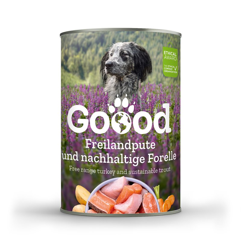 Goood Hundenassfutter Senior-Freiland-Pute Dose 800 g