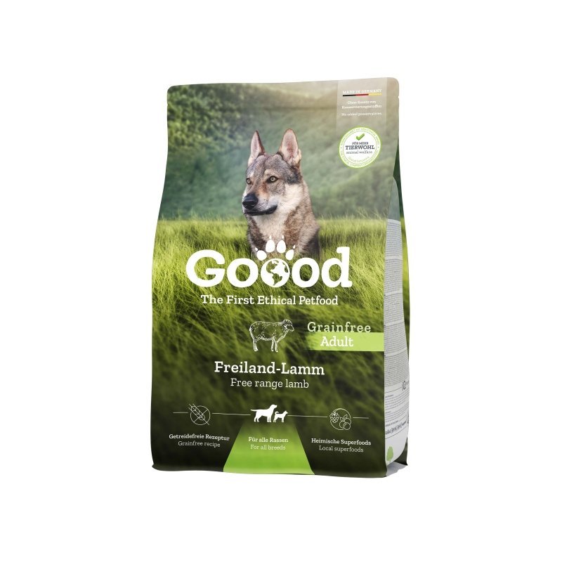 Goood Hundetrockenfutter Adult Freiland-Lamm 1,8 Kg